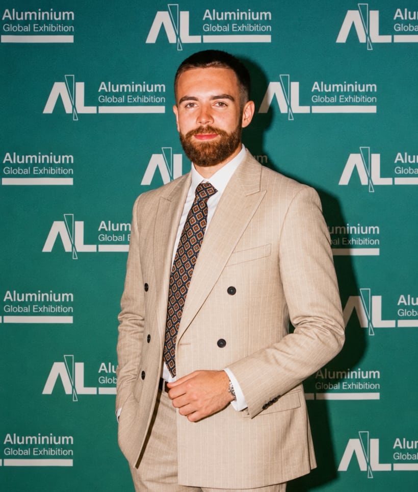Ryan Erfurth at the Aluminium Global Exhibition